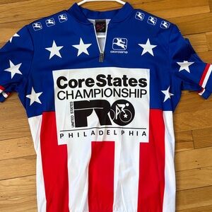 Giordana Blue and Red Cycling Jersey